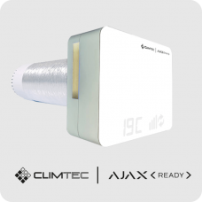 Комплект рекуператор Climtec Optima 125 Ajax Ready Комплект рекуператор Climtec Optima 125 Ajax Ready